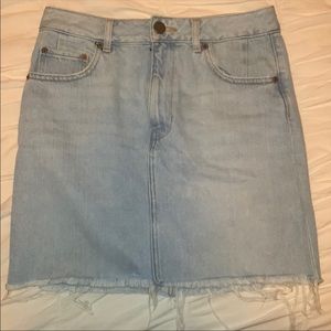 ASOS Design Denim Miniskirt